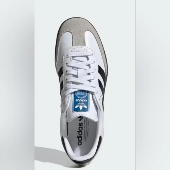 Adidas Samba OG W ig9030 Leather White, Black, Gum Sneakers Size 10 Or 11 Womens - Picture 3 of 8